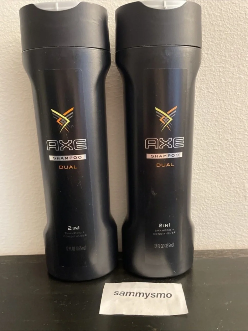 Axe Dual 2-in-1 Shampoo + Conditioner, 12 fl oz, x2